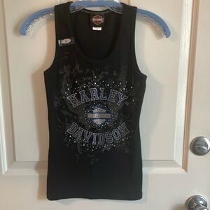 Sequins Harley Tank Top